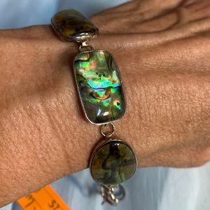 LUC Lucas Lameth Abalone .925!bracelet